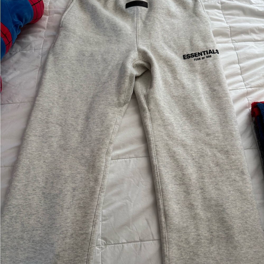 Fear of God Essentials Heather Gray Sweatpants